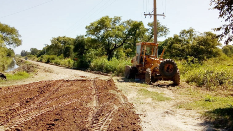 Realizan trabajos de reparación y conservación en las rutas 90 y 47