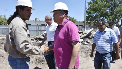 Villa Ángela concreta la obra del microestadio, una infraestructura modelo para el Sudoeste