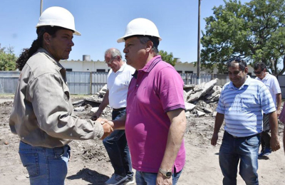 Villa Ángela concreta la obra del microestadio, una infraestructura modelo para el Sudoeste
