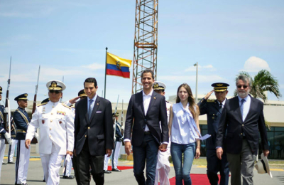 Juan Guaidó emprende el regreso