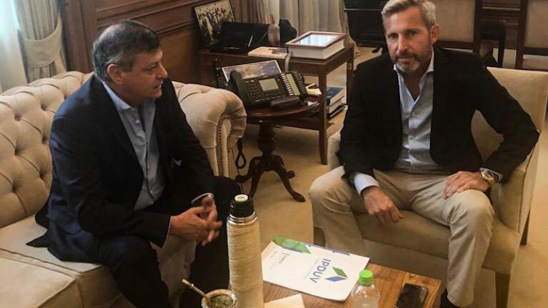 En reunión con Frigerio, Peppo planteó la necesidad de fondos para obras de infraestructura