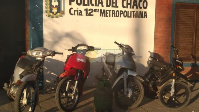 Operativos policiales: incautaron cuatro motos y demoraron a dos personas