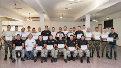 La División Canes de la policía realizó una jornada de capacitación