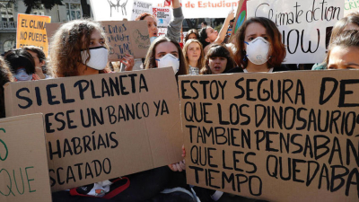 Los más jóvenes contra el cambio climático