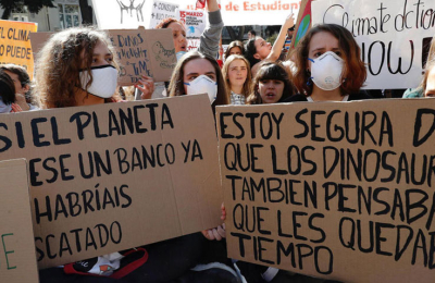 Los más jóvenes contra el cambio climático