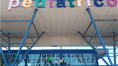 Trabajadores reclaman su pase a planta en el techo Pediátrico