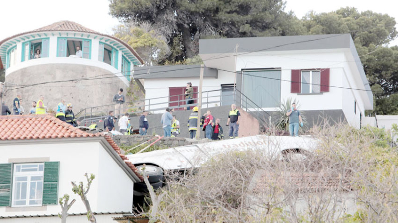 Tragedia con autobús de turistas alemanes en una isla de Portugal
