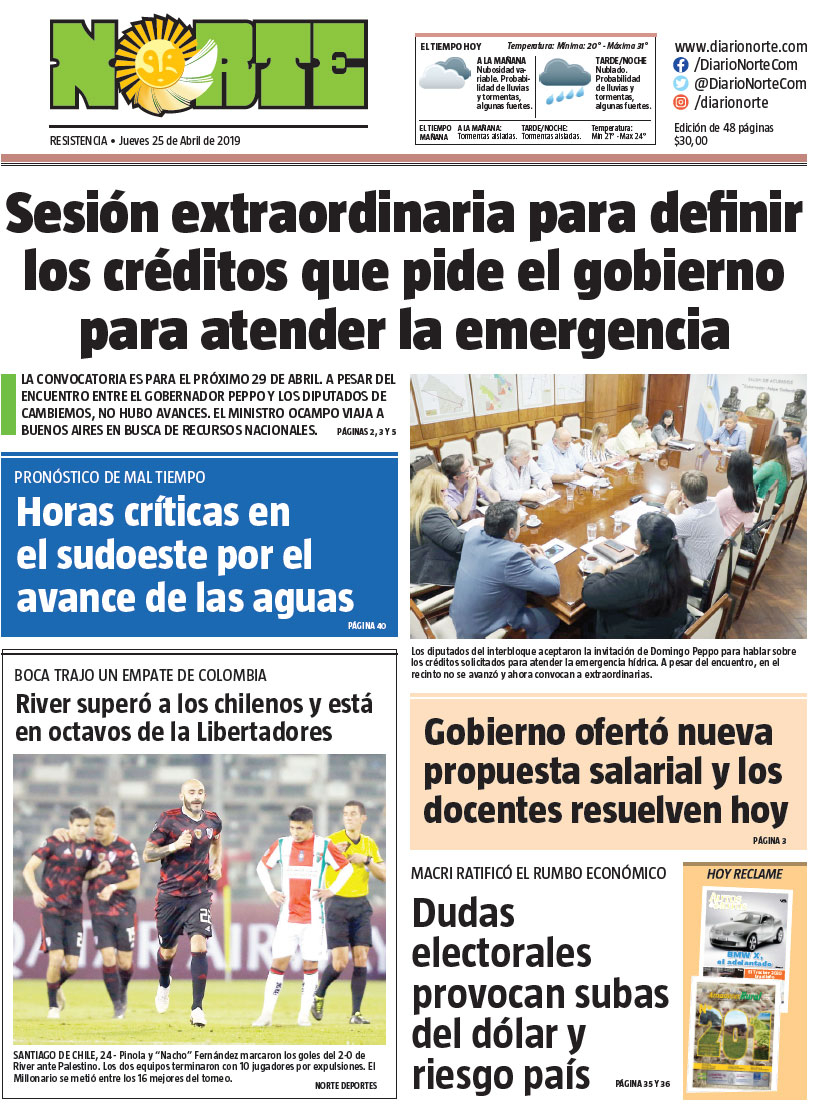 Edicion del 25-04-2019