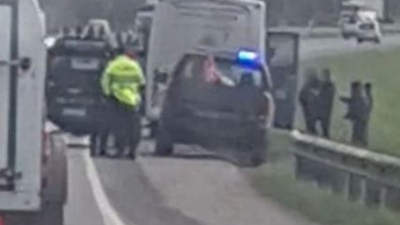 Nueve presos se fugaron tras una emboscada en la autopista Rosario-Santa Fe