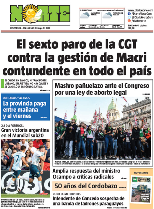 Edicion del 29-05-2019