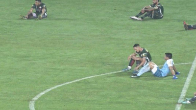Escándalo en el Federal A: San Jorge apuntó a Franklin y abandonó el campo de juego