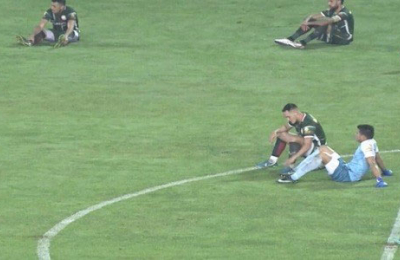 Escándalo en el Federal A: San Jorge apuntó a Franklin y abandonó el campo de juego