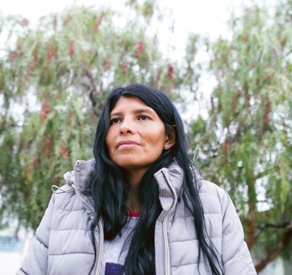 <p>Alejandra Ciriaco, la mamá de Ismael Ramírez, el chico de 13 muerto de un balazo en el pecho durante un intento de saqueo en Sáenz Peña. </p>