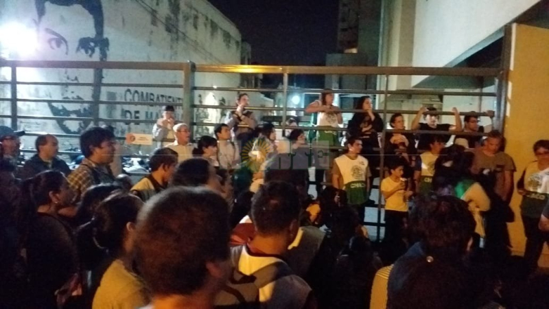 Trabajadores precarizados realizaron una toma pacífica de Casa de las Culturas