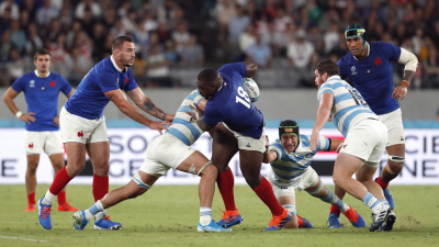 Argentina perdió contra Francia por 23-21 en su debut del Mundial de Rugby