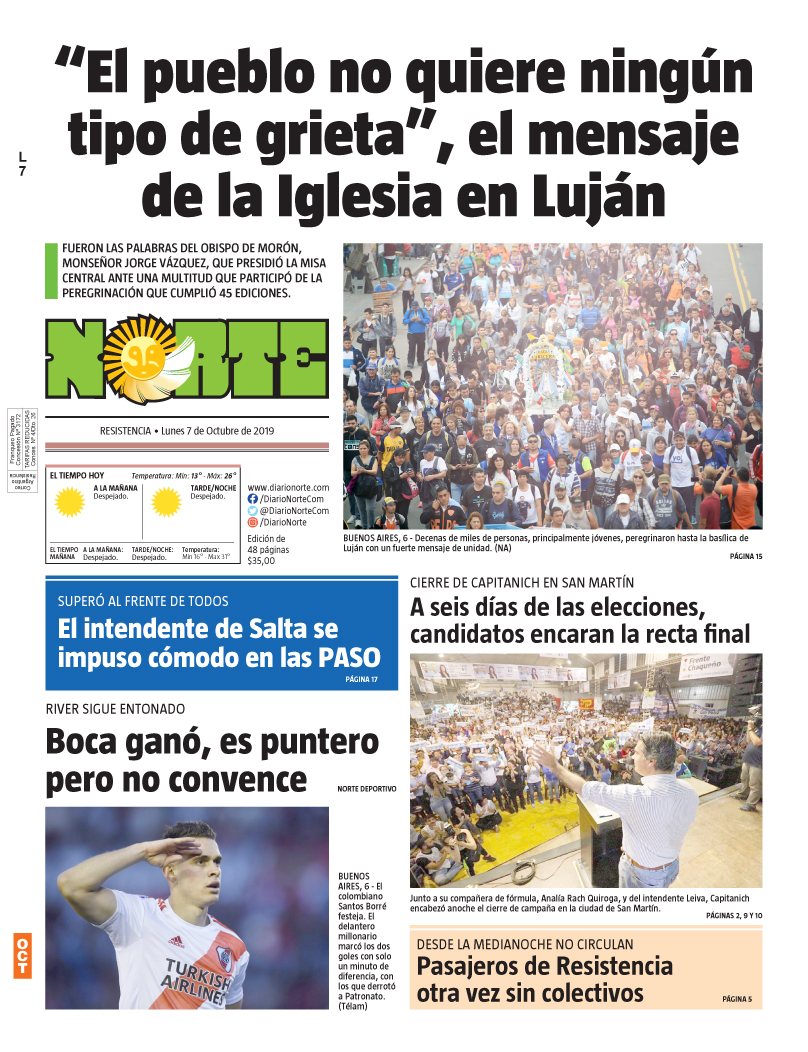 Edicion del 07-10-2019