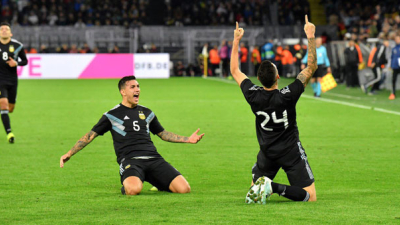 Argentina se lo remontó a Alemania y consiguió un empate