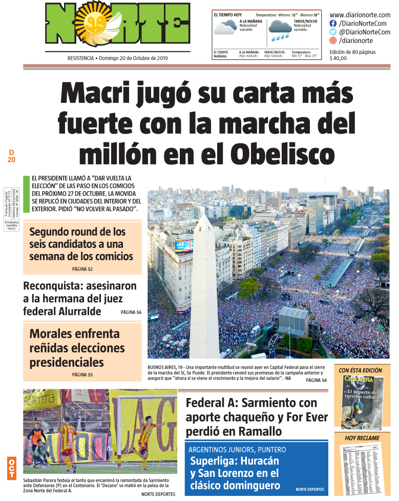 Edicion del 20-10-2019