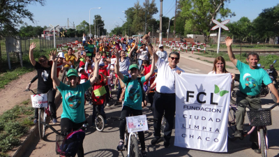 Pampa del Infierno: 10 años de Bicicleteada Solidaria
