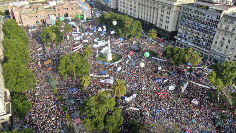 Folclore, rock, cumbia y tango en Plaza de Mayo