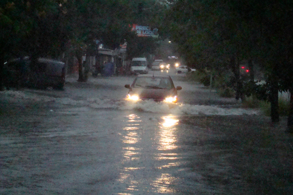 Intensa lluvia en Resistencia