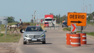Nuevos desvíos al tránsito y más precauciones al circular por la autovía 11