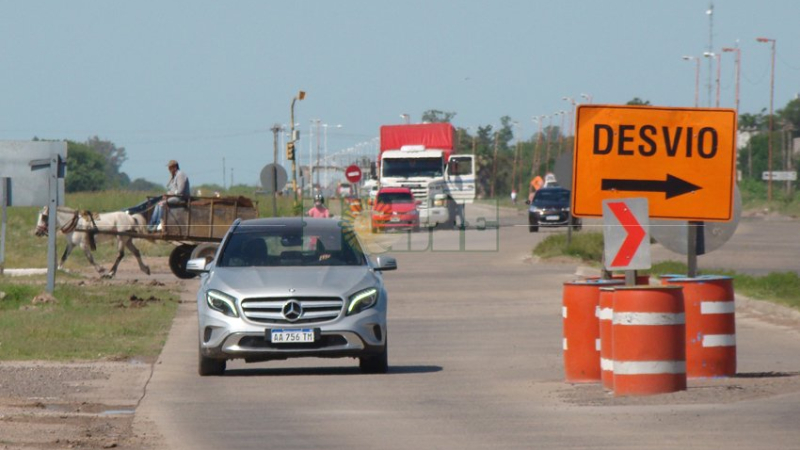 Nuevos desvíos al tránsito y más precauciones al circular por la autovía 11