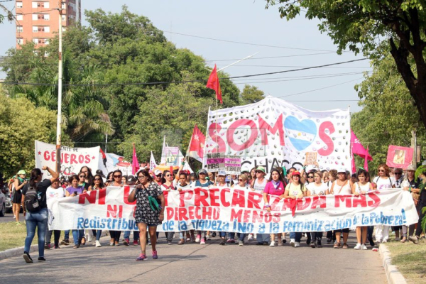 #9M: las mujeres y diversidades coparon las calles de Resistencia