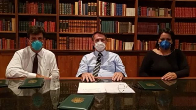 Coronavirus: Bolsonaro espera resultado de su análisis