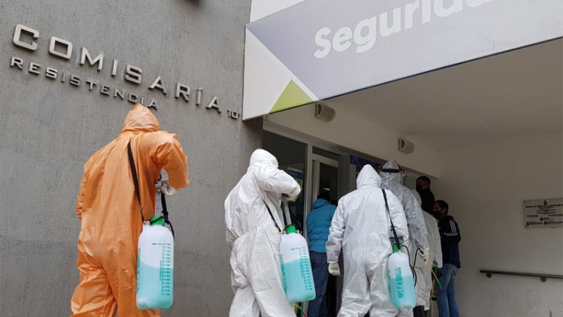 La comisaría Décima ya tiene su propia cabina sanitaria