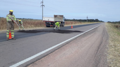 Vialidad Nacional realiza trabajos de conservación en diferentes rutas del Chaco