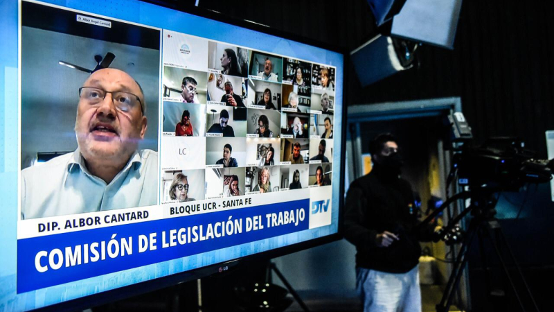 Diputados tratará mañana en sesión el proyecto para regular el teletrabajo