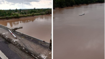 Un camión cayó en aguas del río Bermejo