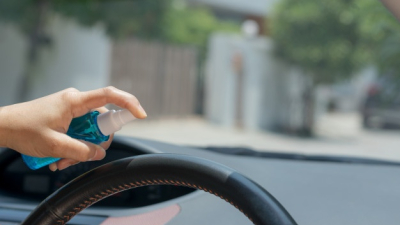 Desinfección del auto en tiempo de pandemia