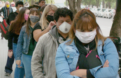 “Si salís de tu casa, tenés que usar barbijo desde el primer momento”