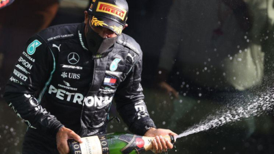 F1: aplastante victoria y récord de Hamilton al imponerse en Bélgica