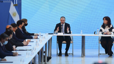 Capitanich participó en el anuncio del presidente Alberto Fernández