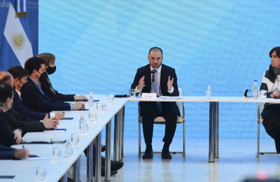 Capitanich participó en el anuncio del presidente Alberto Fernández