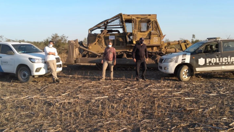 27 millones de pesos de multa a una empresa por desmonte y quema ilegales en Pampa del Infierno
