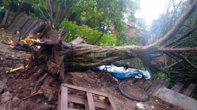 Las consecuencias del temporal en Pampa del Infierno