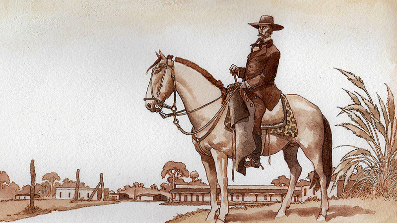 Una de cowboys en el Chaco