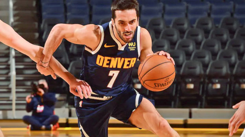 Gran debut de Campazzo en la NBA