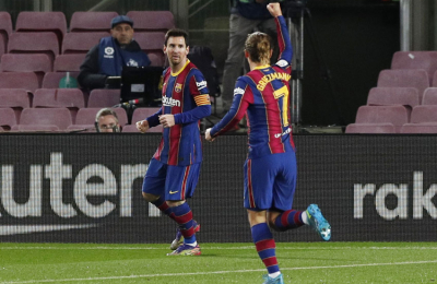El gol número 600 de Messi con la camiseta de Barcelona