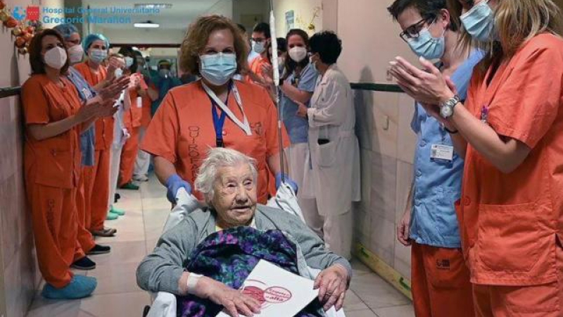 Una española de 104 años logró recuperarse del coronavirus: ‘Es toda una sobreviviente‘  