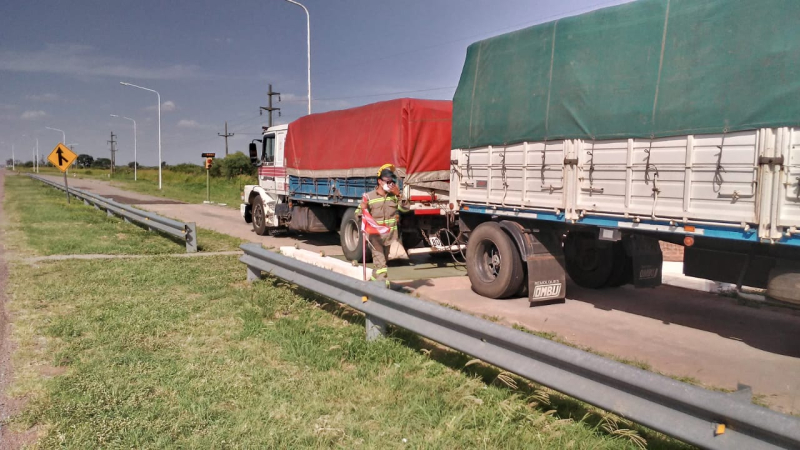 Reinician los controles de cargas en la balanza sobre ruta nacional 89