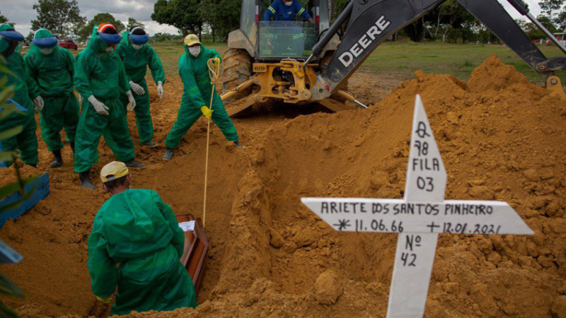 Brasil: se terminó el oxígeno y hubo una ola de muertos en Manaos