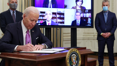 Biden con los tapones de punta para contener la pandemia