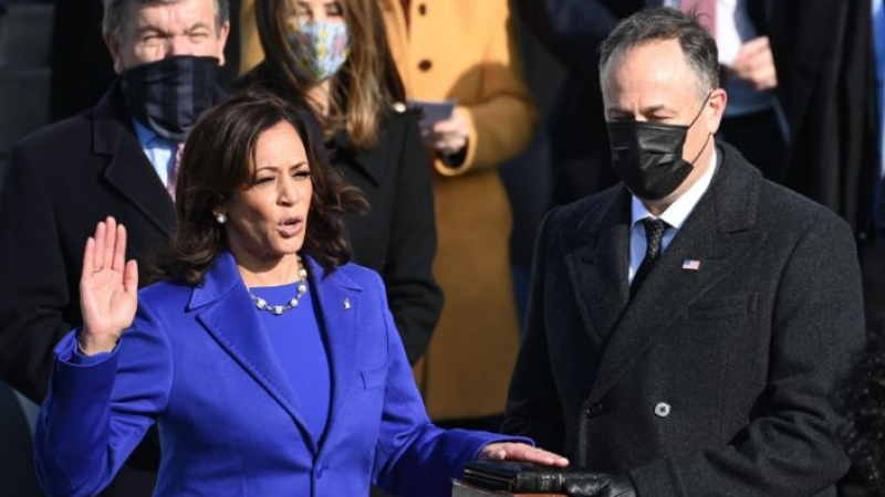 En fotos: La historia de amor de la Kamala Harris y el segundo caballero de Estados Unidos