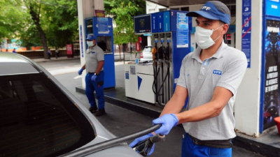 La venta de combustibles cayó casi 20% promedio en 2020