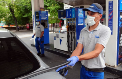 La venta de combustibles cayó casi 20% promedio en 2020